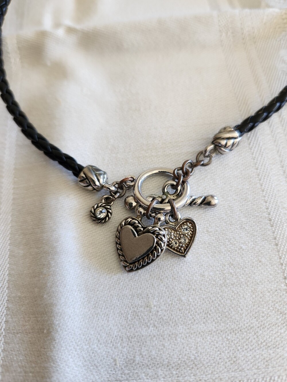 Lia Sophia Choker Style Necklace With Charms